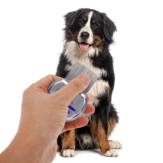 Alt view image 3 of 7 - Pet Grooming Brush 3.82"x2.68" 1 Pc