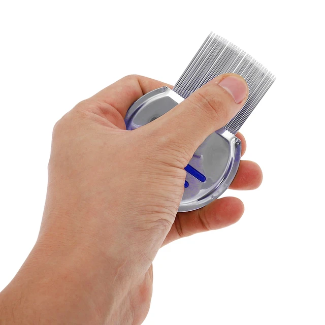 Alt view image 6 of 7 - Pet Grooming Brush 3.82"x2.68" 1 Pc