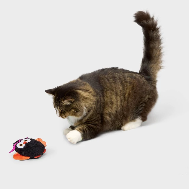 Alt view image 3 of 7 - Owl Plush Cat Toy - Boots & Barkley