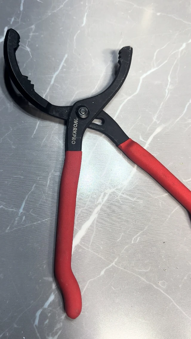 Alt view image 3 of 5 - 12" Adjustable Oil Filter Pliers, Wrench Adjustable Oil Filter Removal Tool, Ideal For Engine Filters, Conduit, & Fittings, W114083A