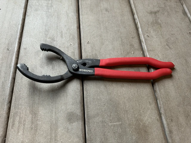 Alt view image 4 of 5 - 12" Adjustable Oil Filter Pliers, Wrench Adjustable Oil Filter Removal Tool, Ideal For Engine Filters, Conduit, & Fittings, W114083A