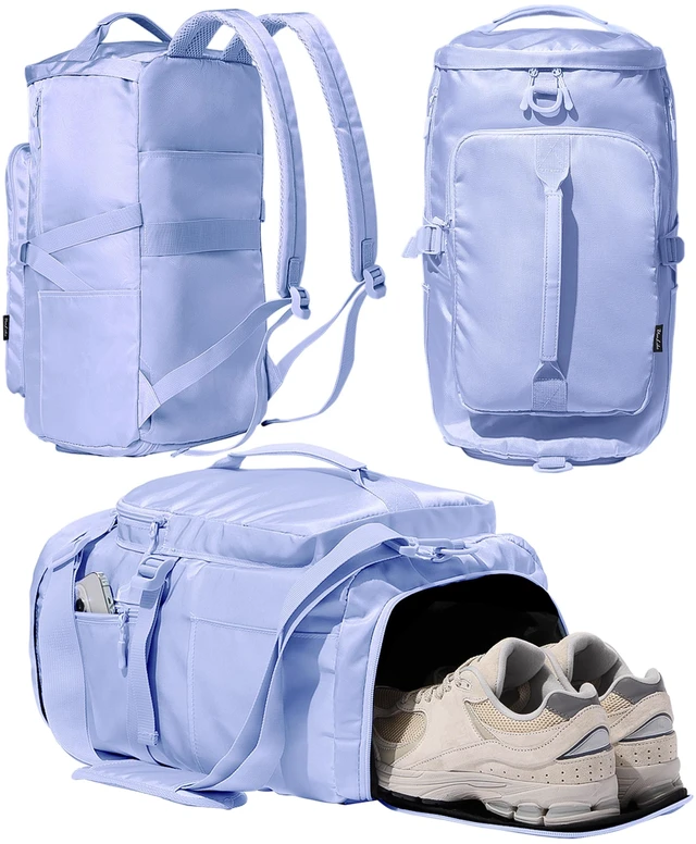 Main image of Convertible Gym Backpack workout Duffel Bag Multiple Pockets 30L