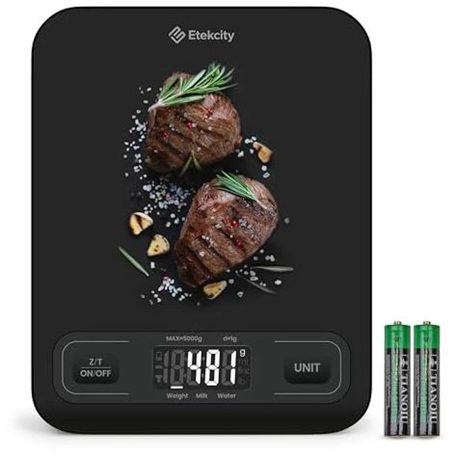 Alt view image 5 of 5 - Food Kitchen Scale, Digital Grams and Ounces, 11lb