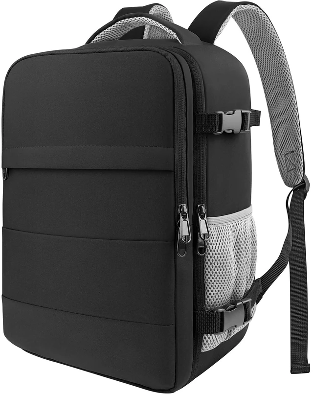 Main image of Backpack Flight Approved Bag Men Women, Medium Black