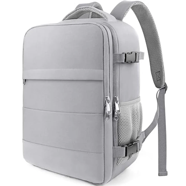 Alt view image 7 of 7 - Backpack Flight Approved Bag Men Women, Medium Black