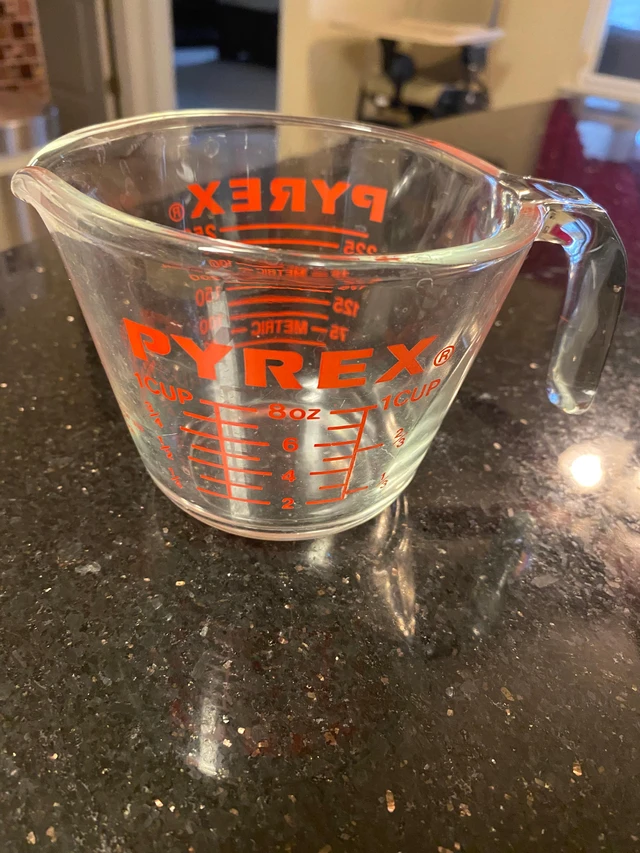 Alt view image 3 of 4 - (2-Pack) Glass Measuring Cups Set (1 & 2 Cup)