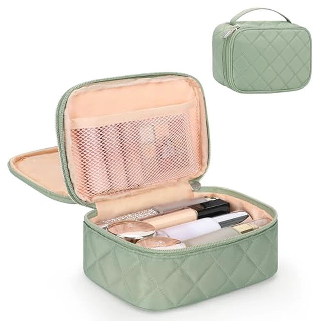 Alt view image 4 of 7 - Small Makeup Bag, 2 Layers Make Up Bag for Women Girls