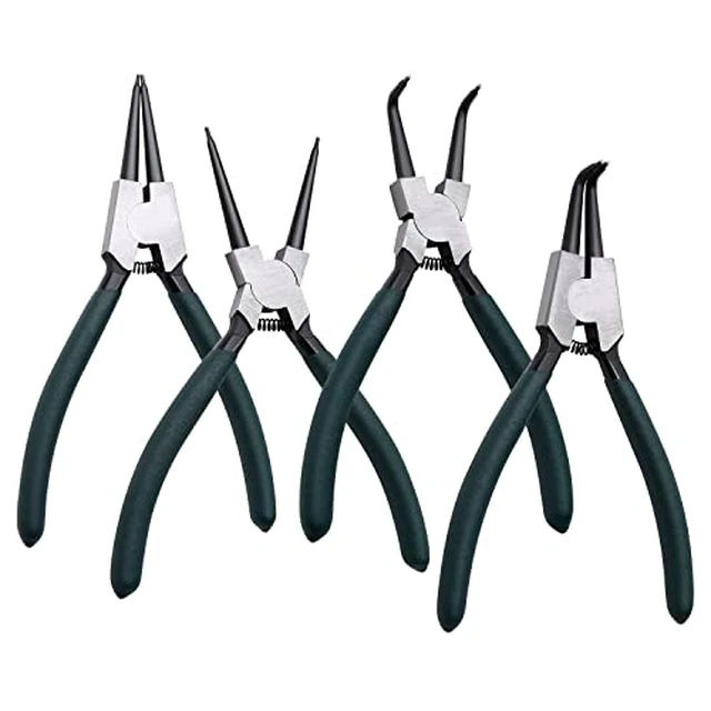 Alt view image 2 of 5 - 4pcs 7in Snap Ring Pliers, 5/64in Tips