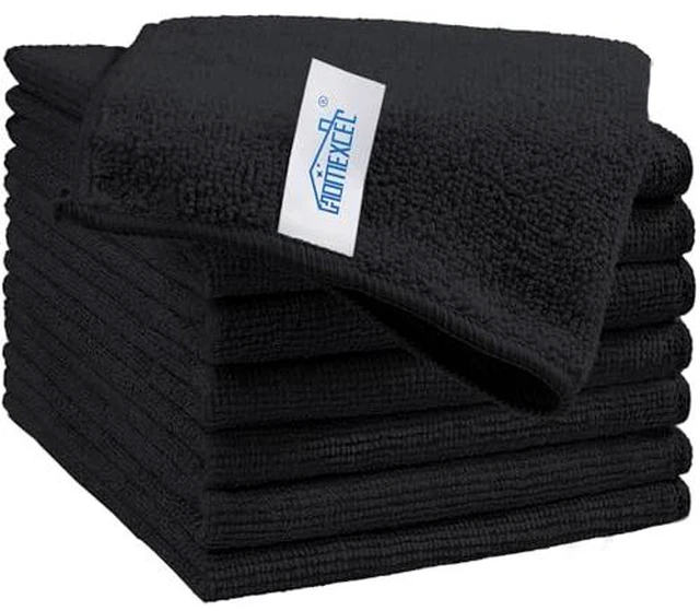 Alt view image 2 of 5 - 50PK Microfiber Cleaning Cloth, Cleaning Rag for Home, 11.5x11.5in