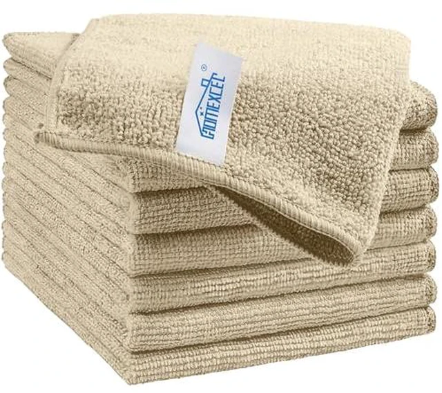 Alt view image 3 of 5 - 50PK Microfiber Cleaning Cloth, Cleaning Rag for Home, 11.5x11.5in
