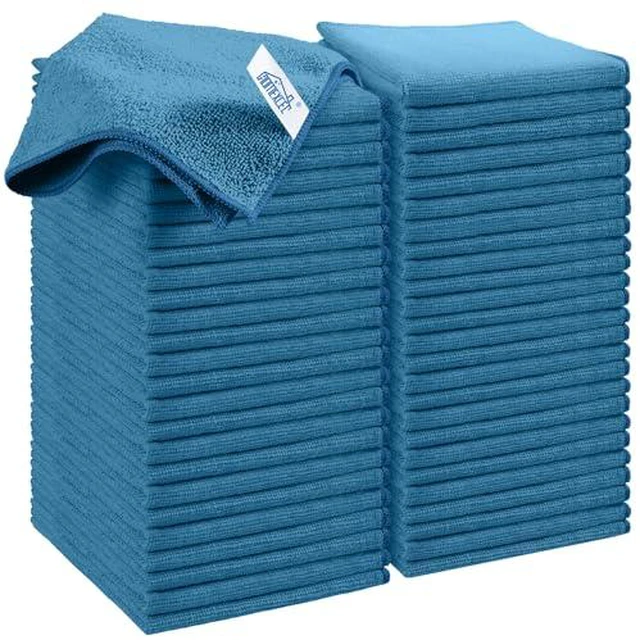Alt view image 4 of 5 - 50PK Microfiber Cleaning Cloth, Cleaning Rag for Home, 11.5x11.5in
