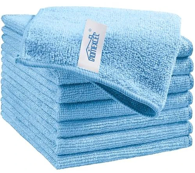 Alt view image 5 of 5 - 50PK Microfiber Cleaning Cloth, Cleaning Rag for Home, 11.5x11.5in