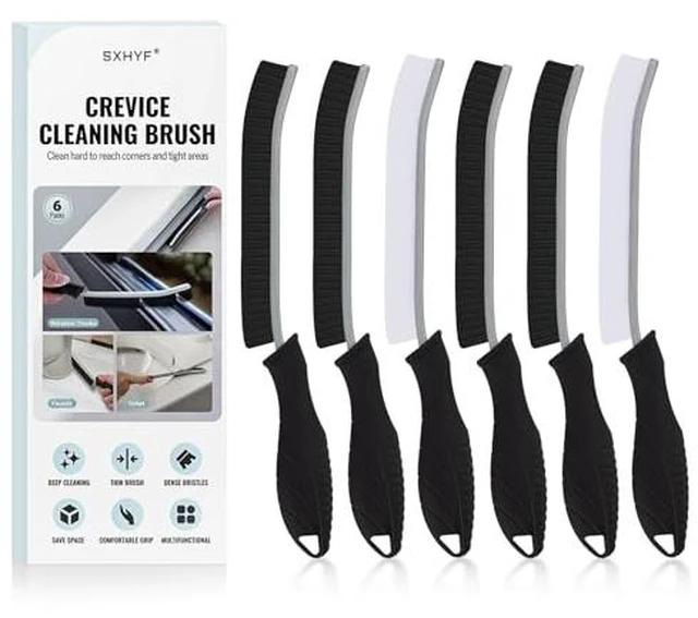 Alt view image 2 of 6 - Crevice Cleaning Brush - Grout Scrub Brush, House Cleaning Supplies