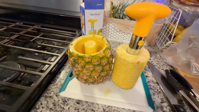 Alt view image 3 of 5 - Easy Kitchen Tool Fruit Pineapple Peeler Corer Slicer Cutter