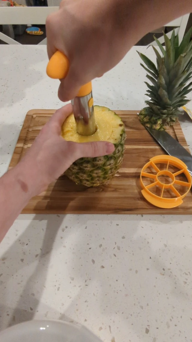 Alt view image 5 of 5 - Easy Kitchen Tool Fruit Pineapple Peeler Corer Slicer Cutter