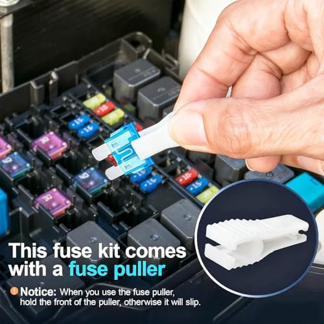 Alt view image 3 of 5 - 300Pcs Car Fuse Assortment Kit, 160 Mini Blade Fuses Automotive + 90 Standard Auto Fuses + 50 Micro + Puller Replacement for RV Camper Boat Truck (2Amp 3A 5A 7.5A 10A 15A 20A 25A 30A 35A 40A)