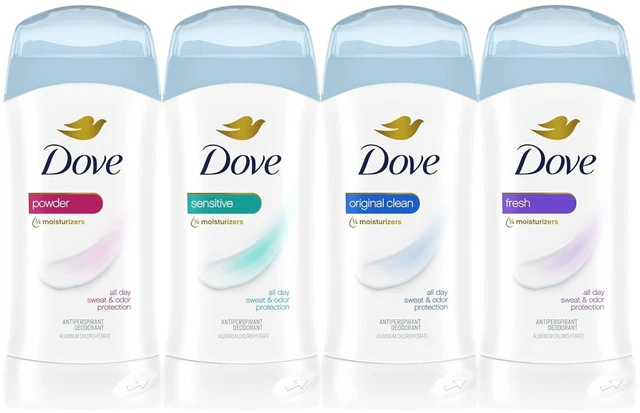 Alt view image 6 of 6 - Dove Original Clean Antiperspirant Deodorant, 2.6 oz