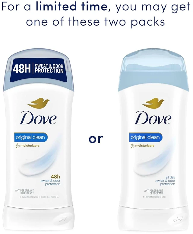 Alt view image 2 of 6 - Dove Original Clean Antiperspirant Deodorant, 2.6 oz