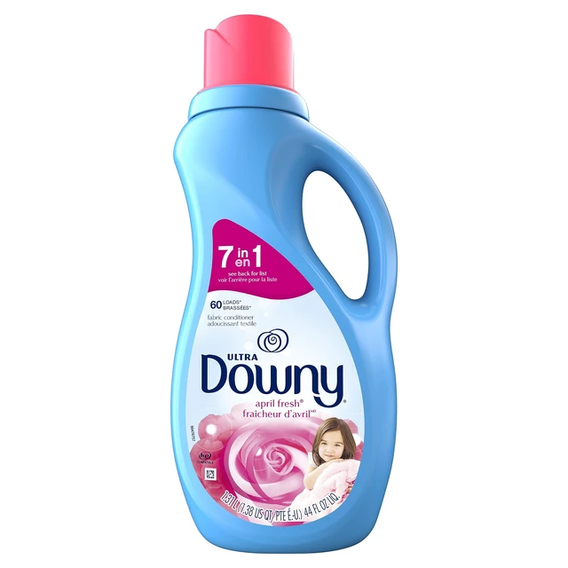 Alt view image 5 of 7 - Downy 2 in 1 Soft and Fresh Liquid Fabric Softener, April Fresh, 44 fl oz, 60 Loads