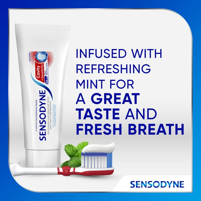 Alt view image 4 of 7 - Sensodyne Cavity + Sensitivity Toothpaste 2.7 oz
