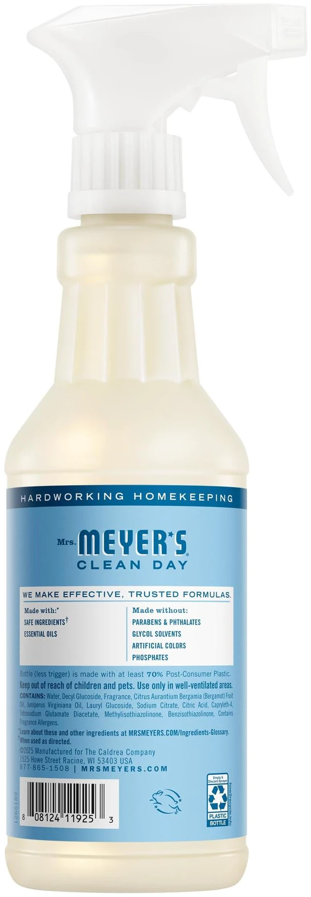 Alt view image 5 of 7 - Mrs. Meyer's Clean Day Multi-Surface Cleaner, Rain Water, 16fl oz
