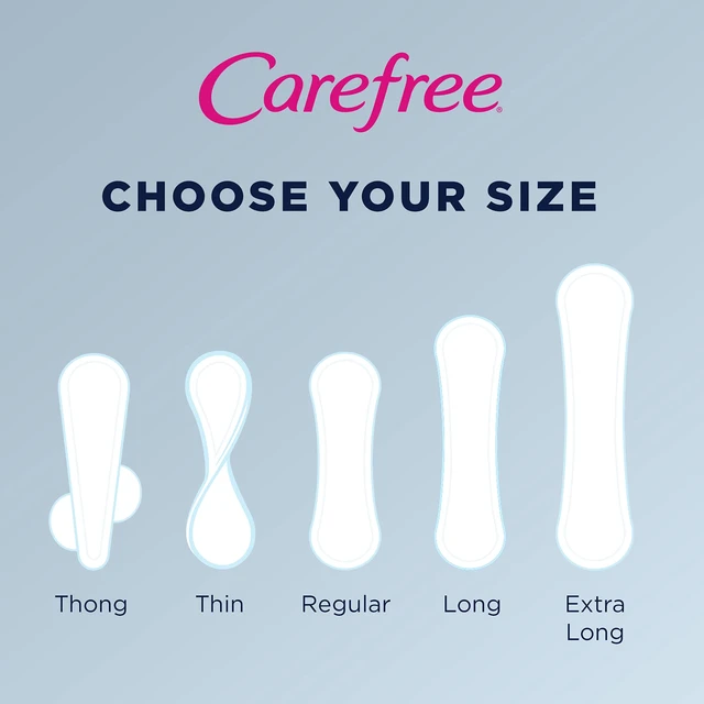 Alt view image 3 of 6 - Carefree Panty Liners, Regular, Wrapped, Unscented, 54 Count (2-Pack)