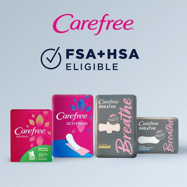 Alt view image 6 of 6 - Carefree Panty Liners, Regular, Wrapped, Unscented, 54 Count (2-Pack)