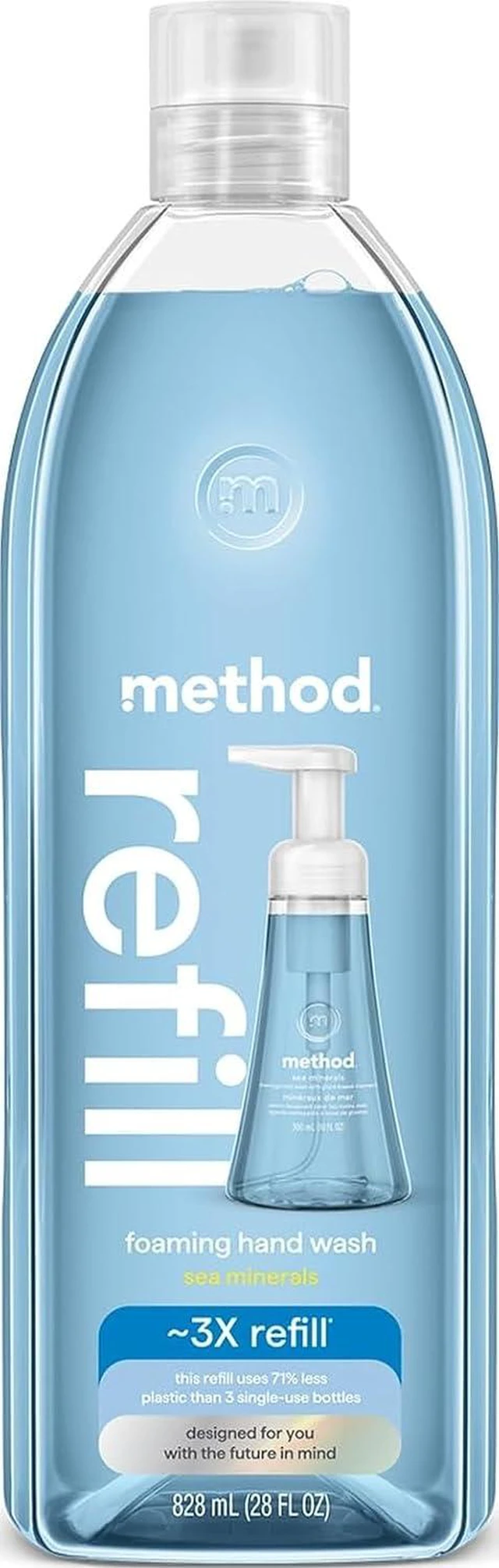 Main image of Method Foaming Hand Wash Refill, Sea Minerals, 28 fl oz