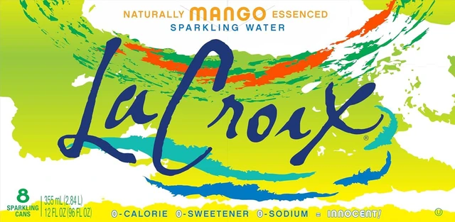 Alt view image 3 of 6 - La Croix Sparkling Water Mango, 12 Fl Oz, 8 Pack