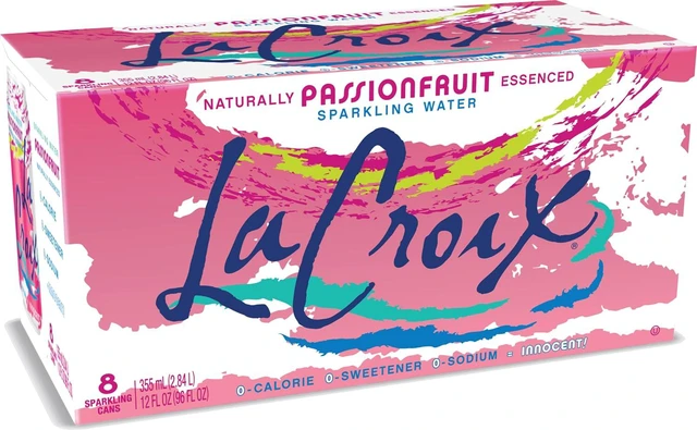 Main image of La Croix Passionfruit Sparkling Water, 12 Fl Oz, 8-Pack