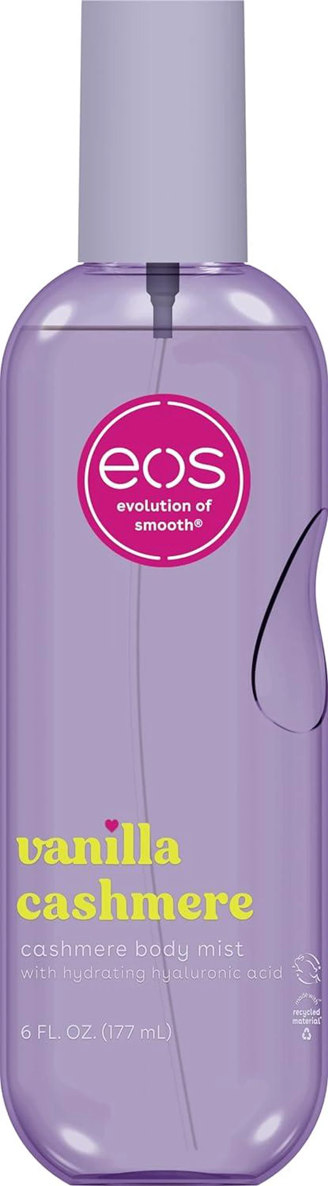 Main image of Eos Cashmere Body Mist Vanilla, 6 fl oz, Body Spray for Women, Vegan