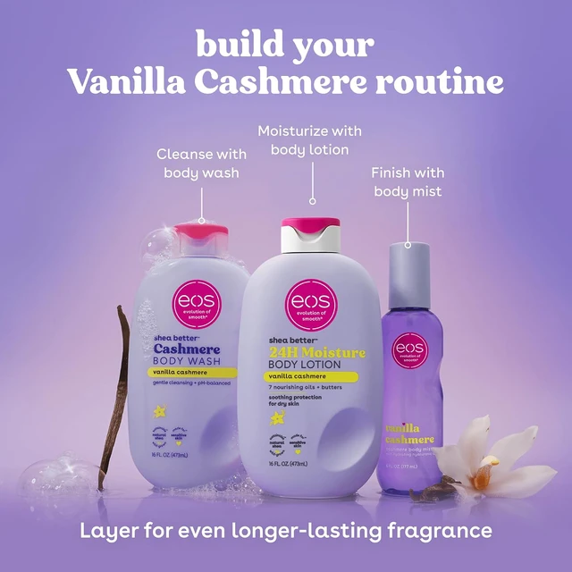 Alt view image 5 of 7 - Eos Cashmere Body Mist Vanilla, 6 fl oz, Body Spray for Women, Vegan