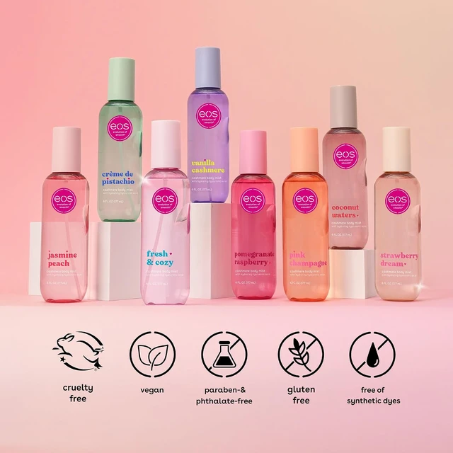 Alt view image 2 of 7 - Eos Cashmere Body Mist Vanilla, 6 fl oz, Body Spray for Women, Vegan