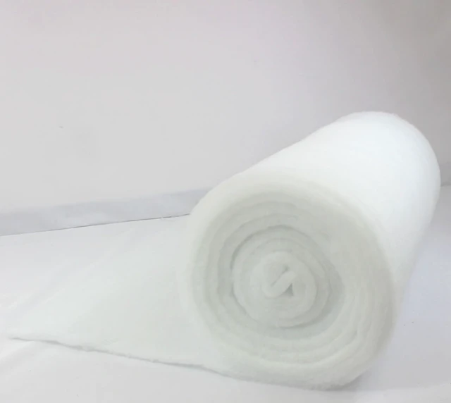 Alt view image 4 of 6 - Mybecca 36x72 Inch (2 Yard) Quilt Batting Multipurpose Dacron Fiber Polyester Wadding Fabric Loft Upholstery Grade Padding