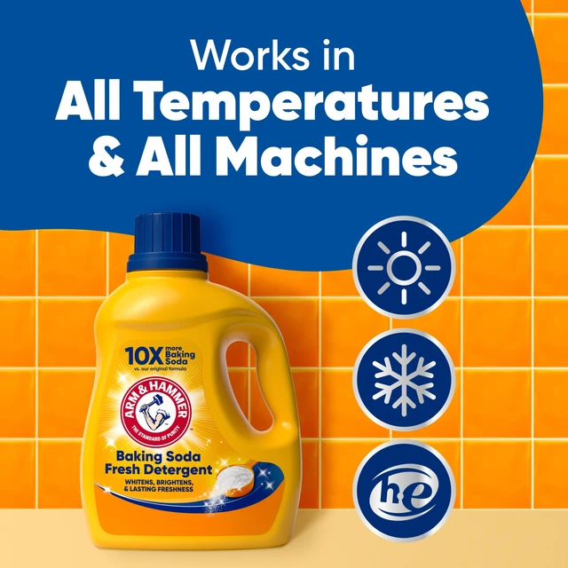 Alt view image 2 of 6 - ARM & HAMMER Baking Soda Fresh Liquid Laundry Detergent