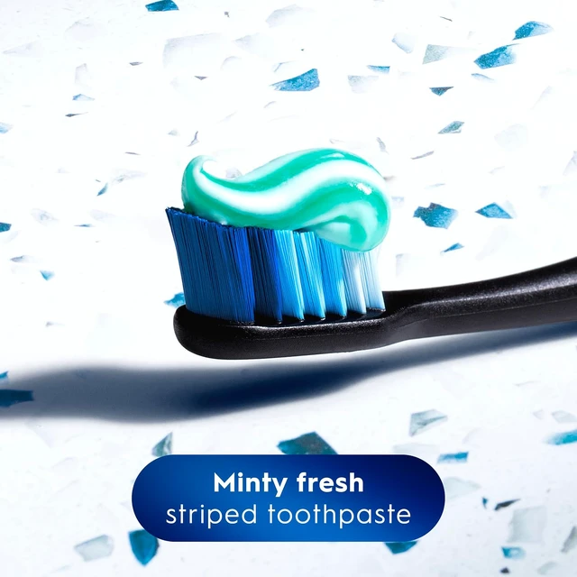 Alt view image 3 of 6 - Crest + Scope Whitening Toothpaste Pack of 3 5.4oz Tubes Anticavity Fluoride Toothpaste Fresh Breath Kills Germs Tartar Protection Enamel Protection Minty Fresh Flavor