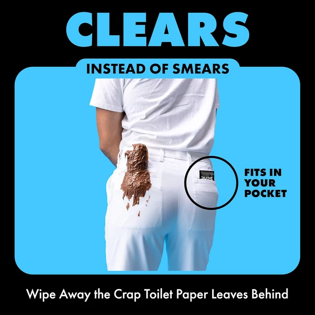 Alt view image 5 of 6 - DUDE Wipes On-the-Go Unscented Adult Flushable Travel Wipes, 30 Count