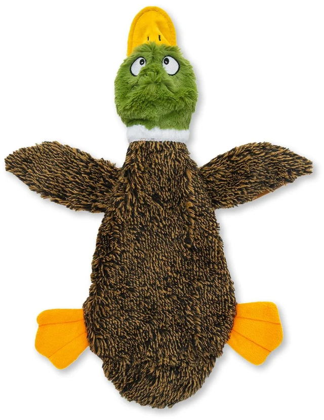 Main image of Best Pet Supplies 2-in-1 Fun Skin Stuffless Dog Toy - Wild Duck, Small