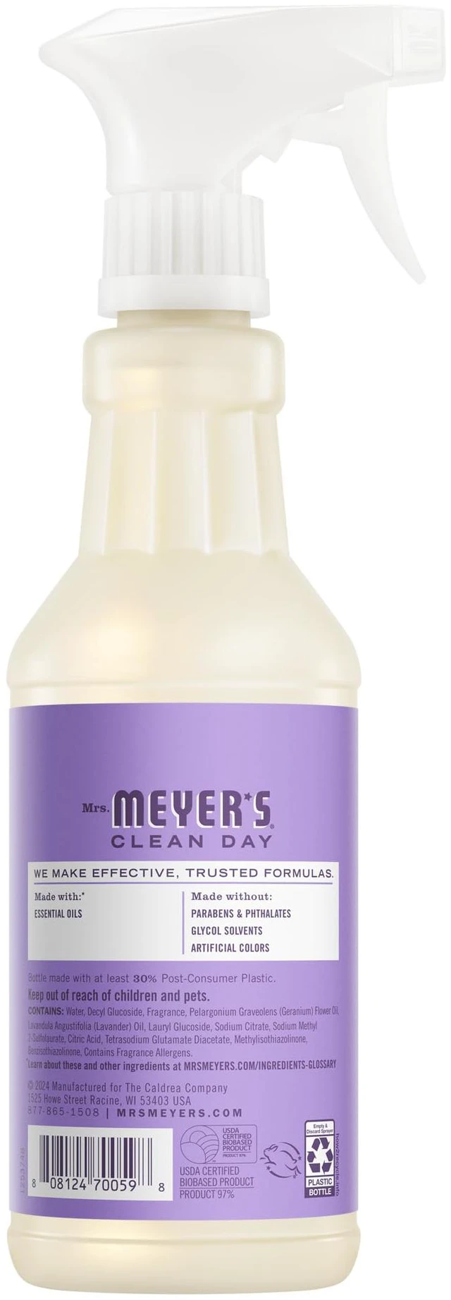 Alt view image 3 of 7 - MRS. MEYER'S CLEAN DAY Multi-Surface Everyday Cleaner, 16.0 Fluid Ounce