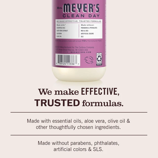 Alt view image 6 of 7 - Mrs. Meyer's Clean Day, Hand Soap, Plum Berry Scent, 12.5 Fl Oz