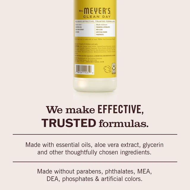 Alt view image 7 of 7 - MRS. MEYER'S CLEAN DAY Liquid Dish Soap, Daisy, 16 fl. oz