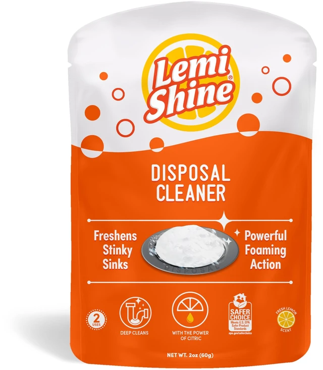 Main image of Lemi Shine Natural Foaming Garbage Disposal Cleaner 2Ct.