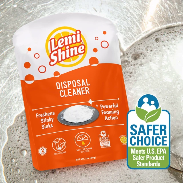 Alt view image 5 of 6 - Lemi Shine Natural Foaming Garbage Disposal Cleaner 2Ct.