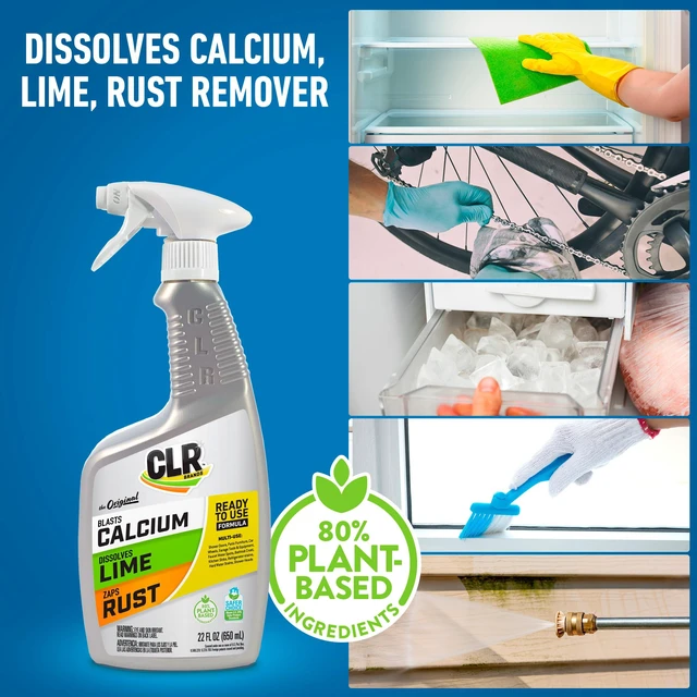 Alt view image 6 of 7 - CLR Brands Calcium Lime & Rust Remover 22 oz. Spray Bottle,