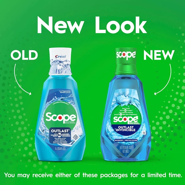 Alt view image 5 of 7 - Crest Scope Outlast Mouthwash, Long Lasting Peppermint, 1 L (SG_B019FGCOW6_US)