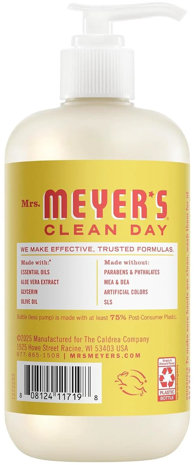 Alt view image 2 of 7 - Mrs. Meyer's Clean Day Hand Soap, 12.5FlOz, Lemonade Scent