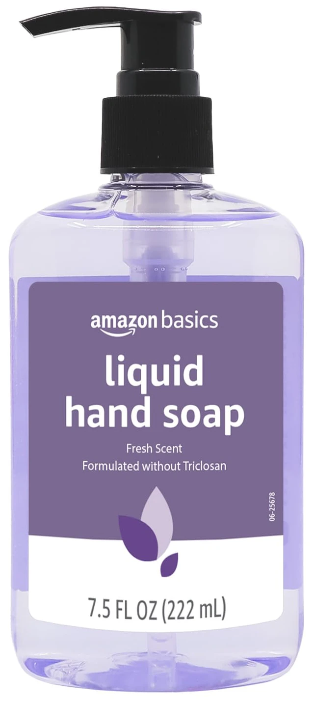 Alt view image 3 of 6 - Amazon Basics Original Fresh Liquid Hand Soap with Moisturizers, 7.5Fl Oz (Pack of 6)