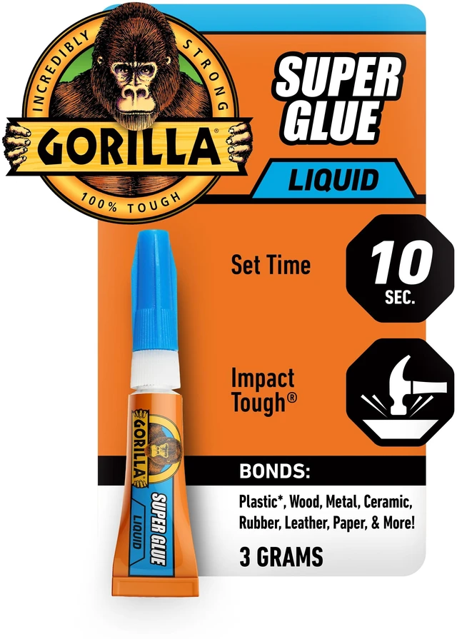 Main image of Gorilla Super Glue 3g Tube, 1 Count