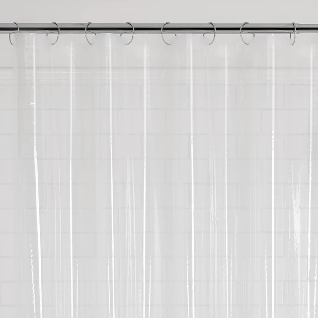 Alt view image 3 of 6 - Mainstays Light Weight PEVA Shower Liner, 70in x 71in, Clear