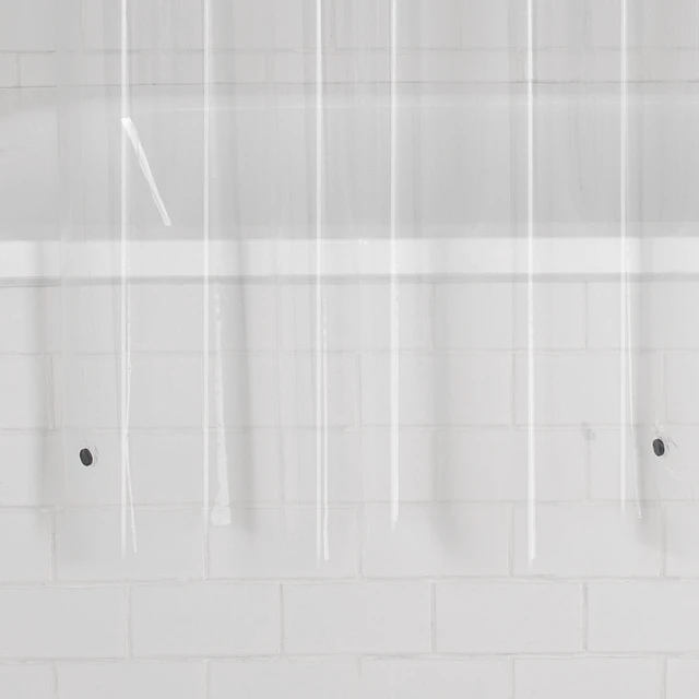Alt view image 5 of 6 - Mainstays Light Weight PEVA Shower Liner, 70in x 71in, Clear